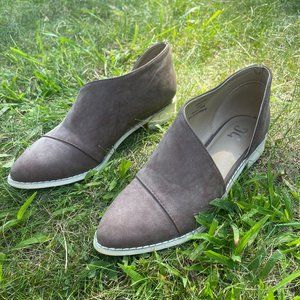 JG Open side Faux Suede Shoes